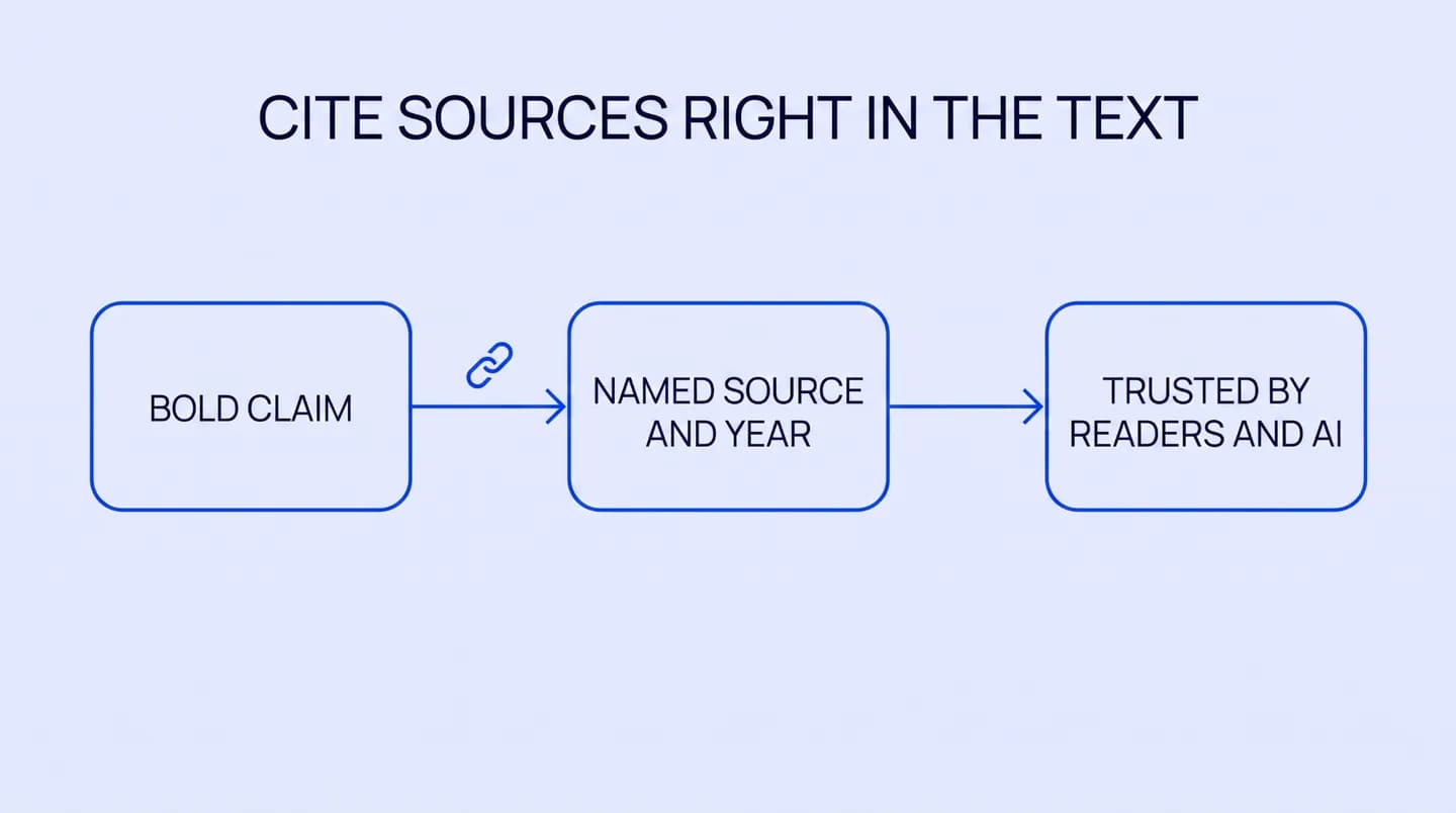 Citer des sources fiables dans le texte